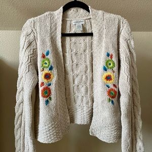 Banana Republic Embroidered Cardigan